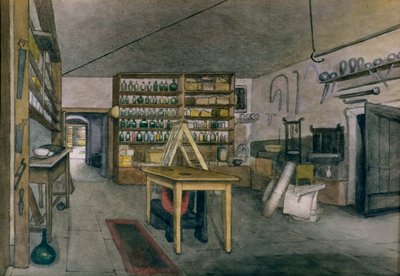 Laboratorio magnético de Faraday, 1852 de Harriet Jane Moore